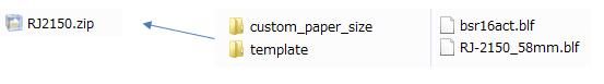 <blf file creation example 2> custom paper sizes